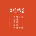 뇌동맥류 위험요인, 증상, 진단, 치료, 예방방법